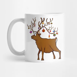 Ornament reindeer Mug